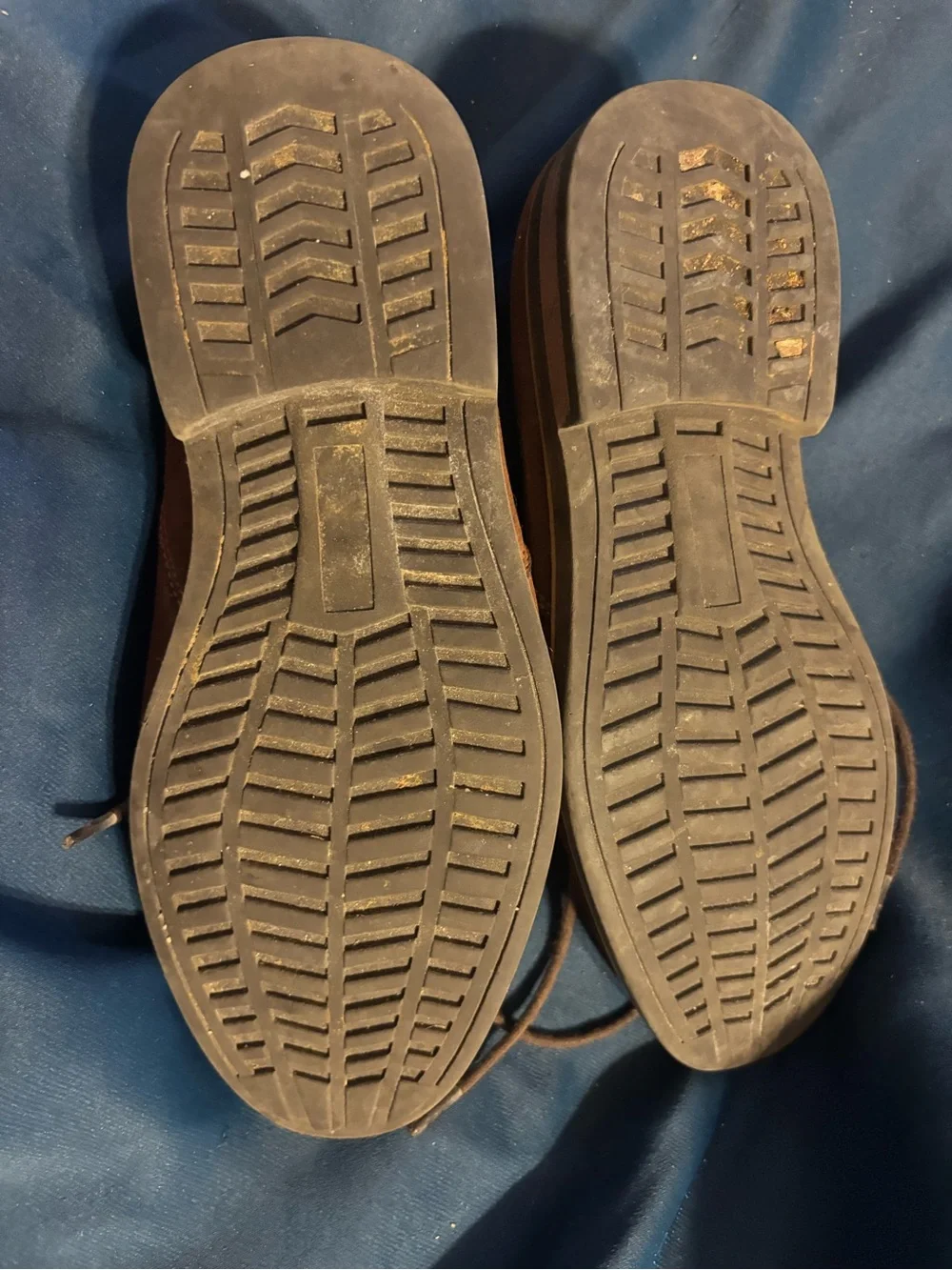 Kids Brown Suede Dress Lace-Up Shoes